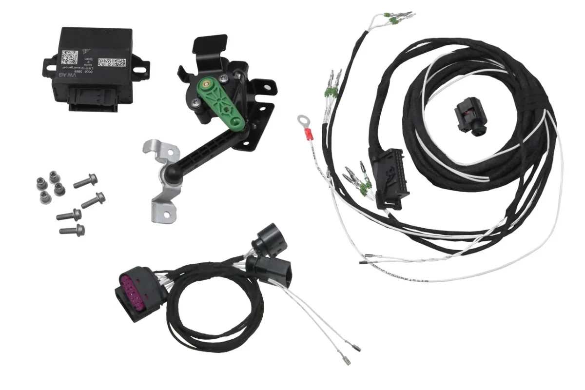 Automatische Leuchtweitenregulierung (aLWR) Komplett-Set für VW Polo AW1, AE1 – Bild 1
