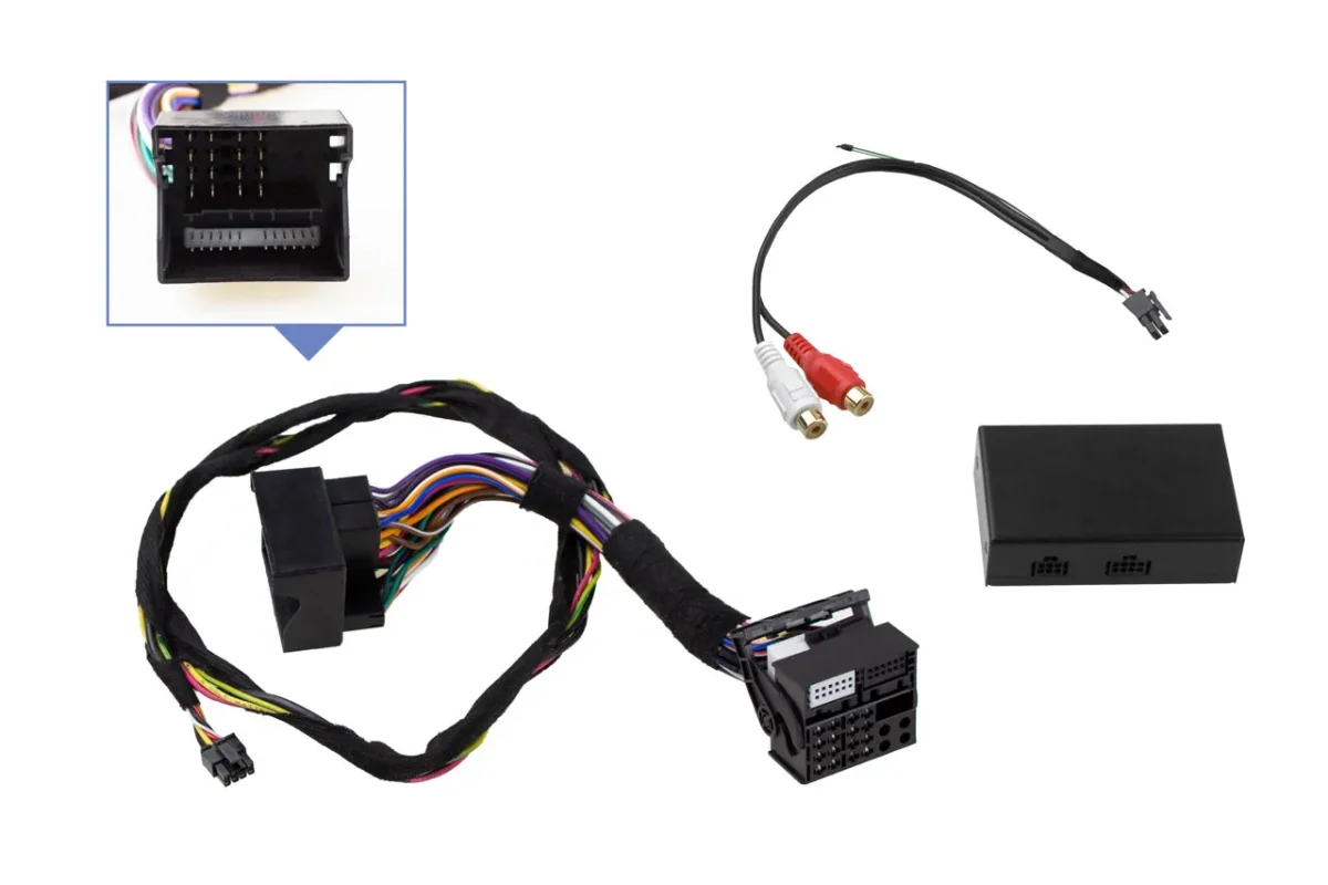 AUX, A2DP Bluetooth Plug and Play Musikempfänger für VW, Skoda – Bild 1