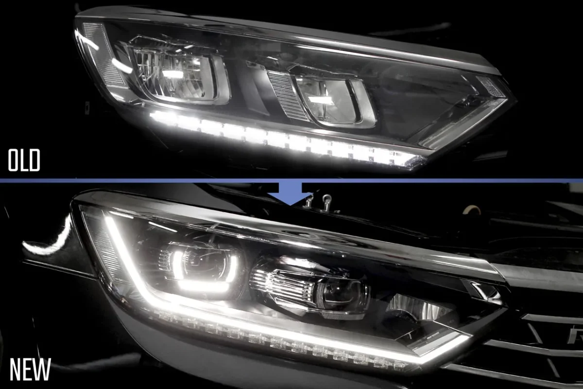 Adapter LED auf LED mit Kurvenlicht für VW Passat B8 – Bild 2