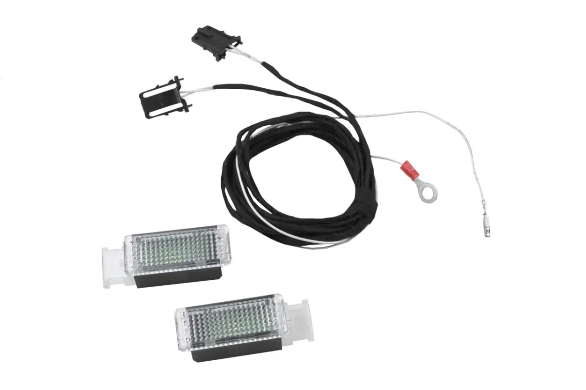Nachrüstsatz LED-Fußraumbeleuchtung Front für VW, Seat, Skoda MQB – Bild 1