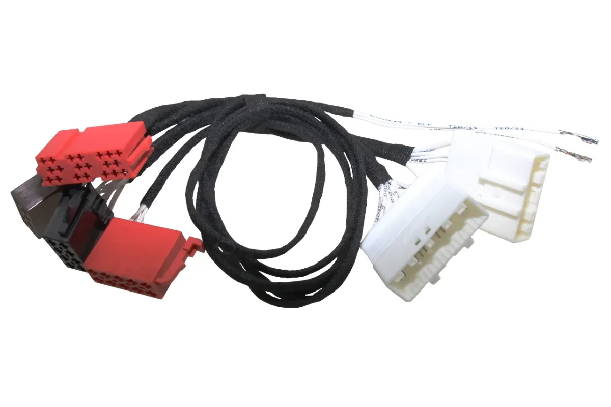Umrüst-Set Kabel + Codierdongle Radio System auf Media System Connect für Smart forfour 453 – Bild 1